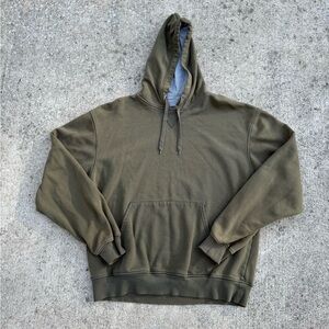 Vintage Olive Green Champion Hoodie